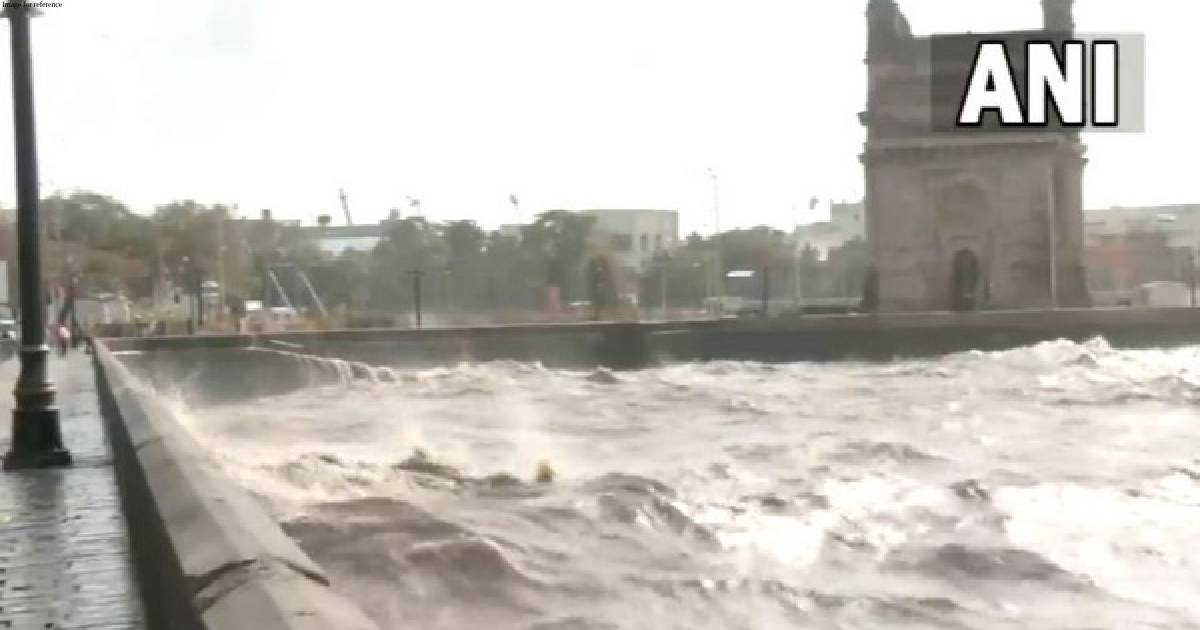 Cyclone Biparjoy: Rough sea waves seen in Mumbai, high tides expected